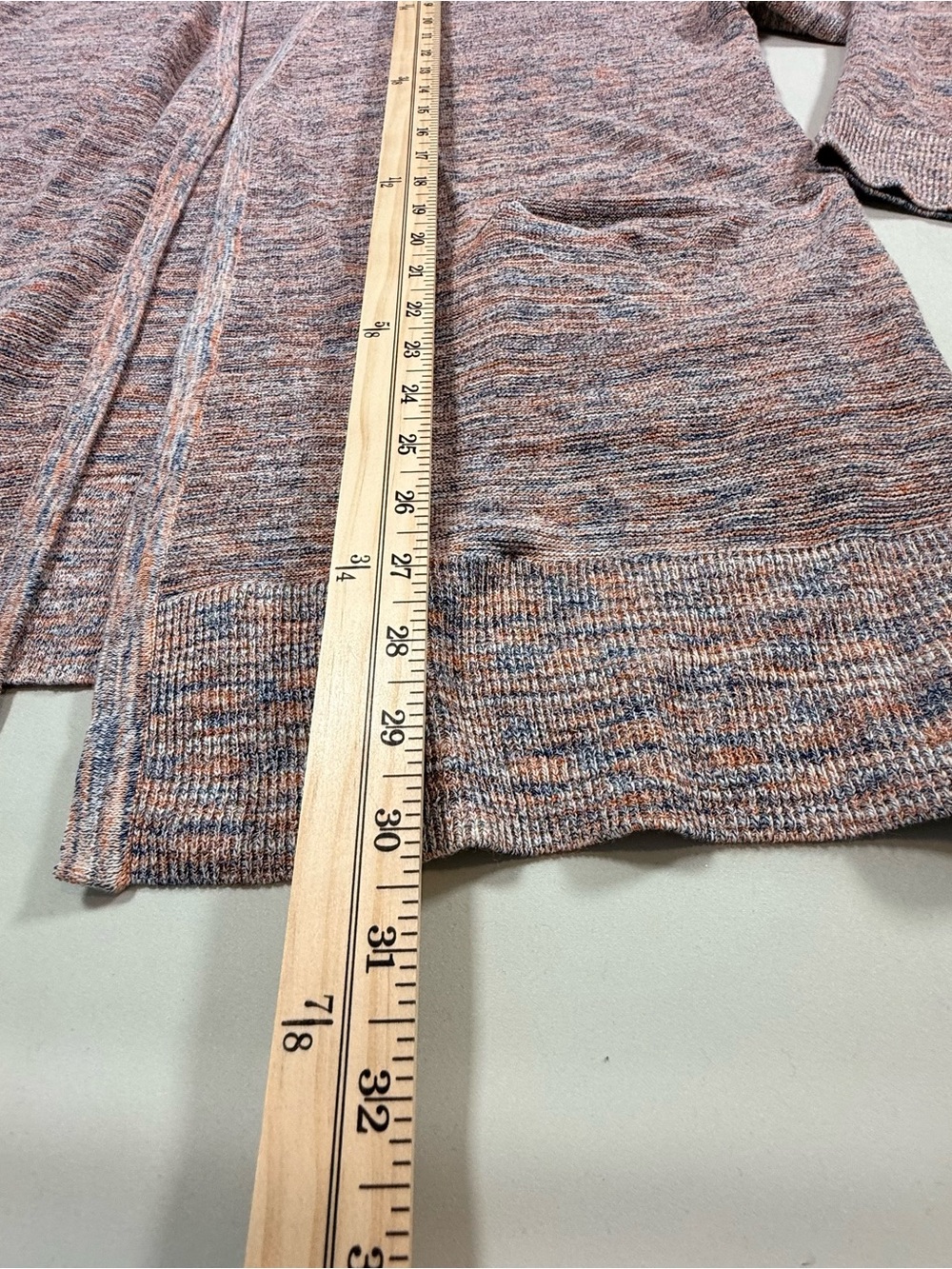NWT Madewell Marled Summer Ryder Cardigan Sweater Multicolor Boho Coastal Size L - Picture 6 of 9